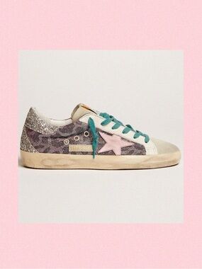 Authentic SUPER-STAR LUREX LEOPARD SNEAKER
